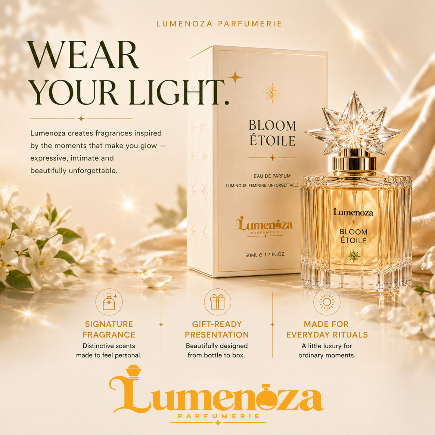 Lumenoza® BLOOM ÉTOILE Eau de Parfum