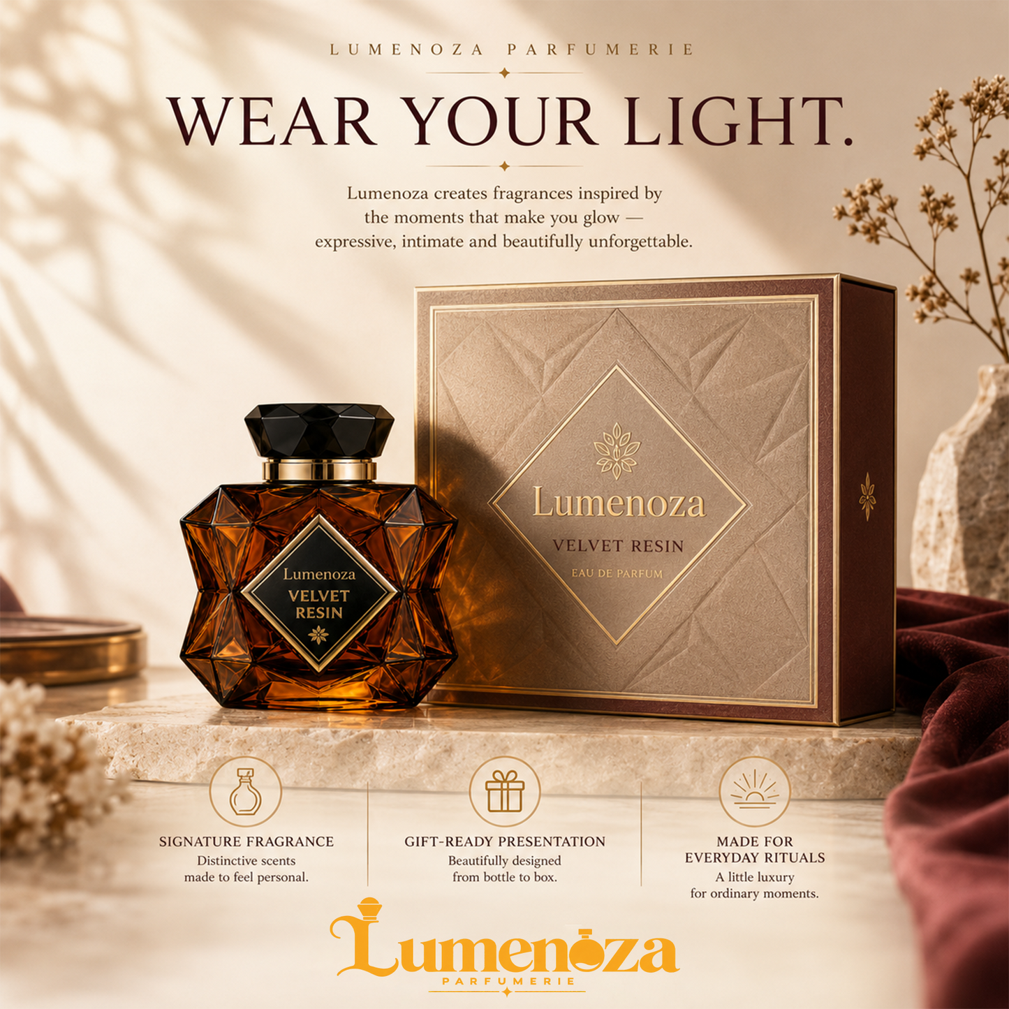 🤎 Lumenoza® VELVET RESIN Eau de Parfum