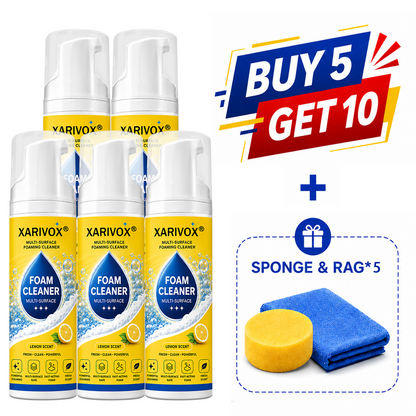 🔥Last Day 50% OFF🔥 Foam No-Rinse Cleaner — One Foam, More Surfaces for Tough Stains, Sofas, Carpets, Upholstery & Car Interiors