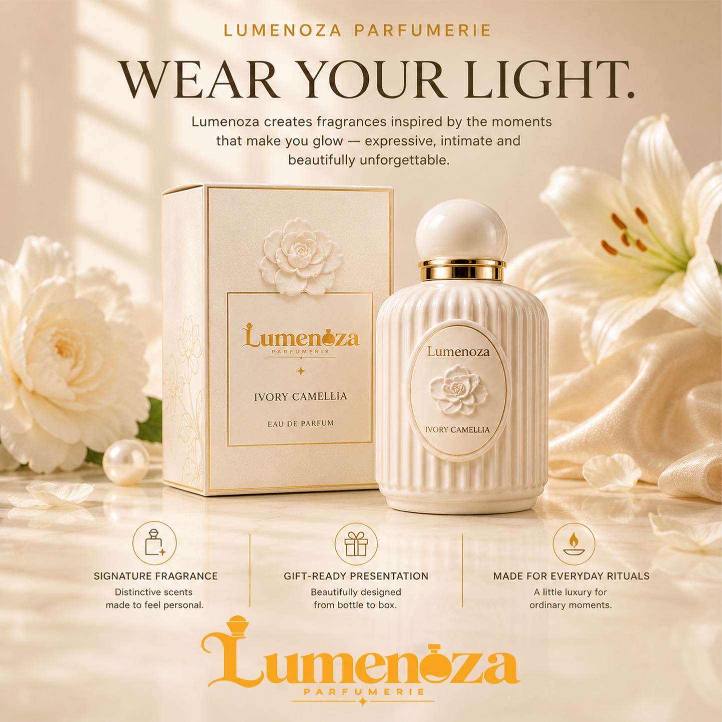 Lumenoza® IVORY CAMELLIA Eau de Parfum