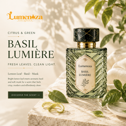🌿 Lumenoza® BASIL LUMIÈRE Eau de Parfum
