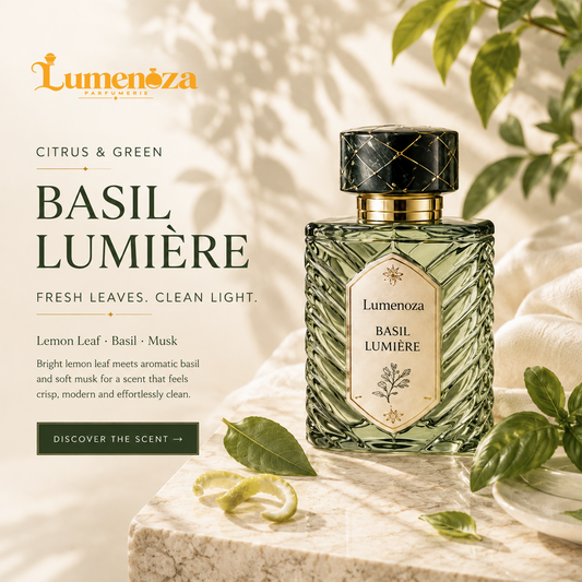 🌿 Lumenoza® BASIL LUMIÈRE Eau de Parfum
