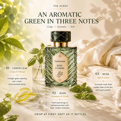 🌿 Lumenoza® BASIL LUMIÈRE Eau de Parfum