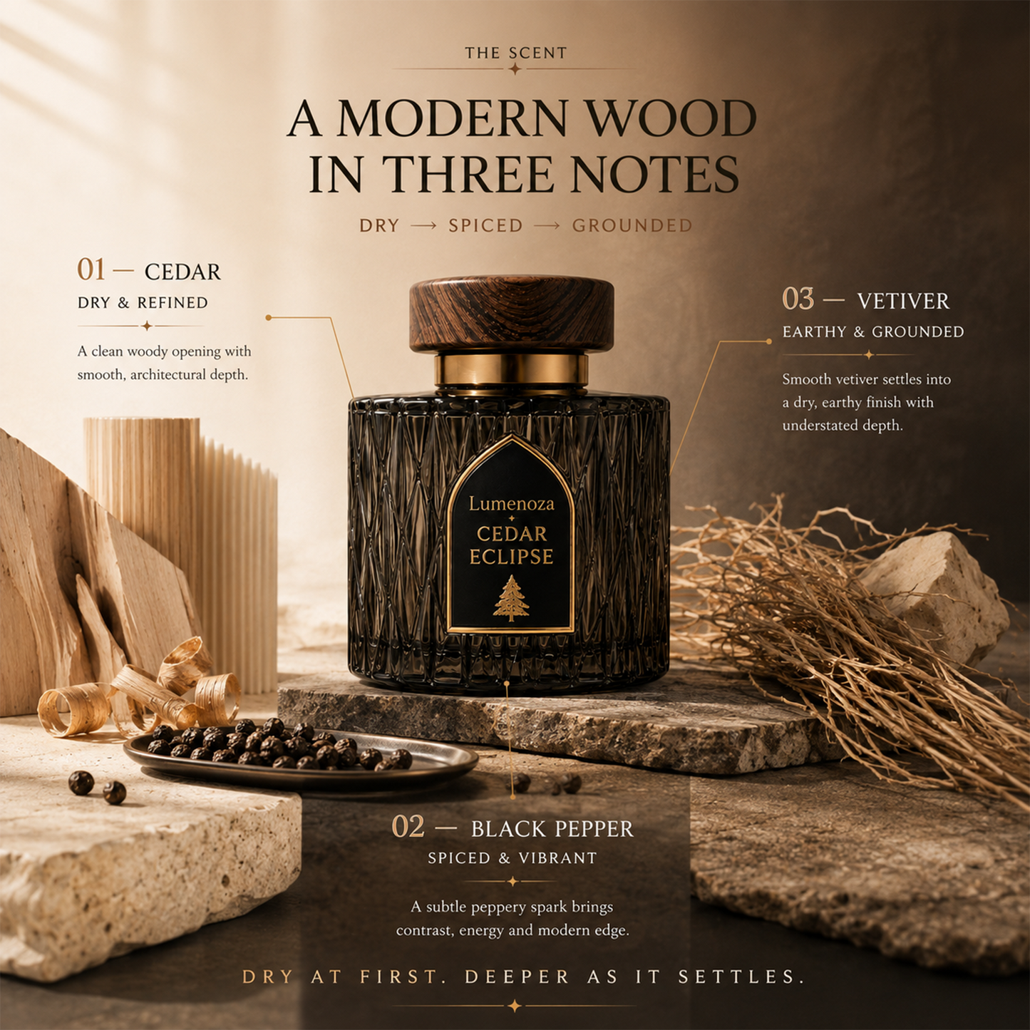 🌲 Lumenoza® CEDAR ECLIPSE Eau de Parfum