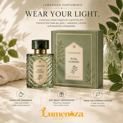 🌿 Lumenoza® BASIL LUMIÈRE Eau de Parfum