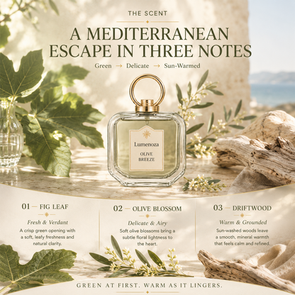 🌿 Lumenoza® OLIVE BREEZE Eau de Parfum