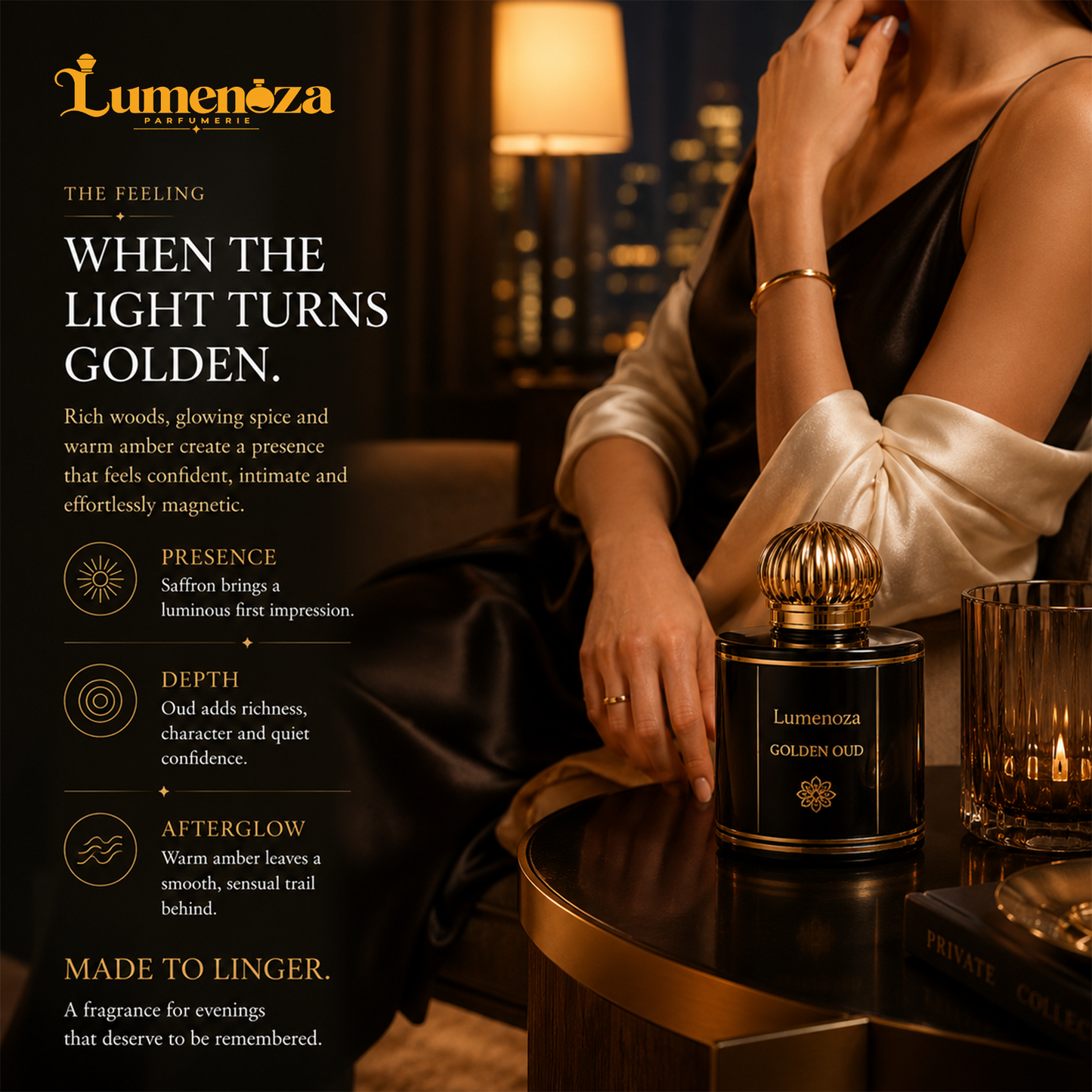 ✨ Lumenoza® GOLDEN OUD Eau de Parfum