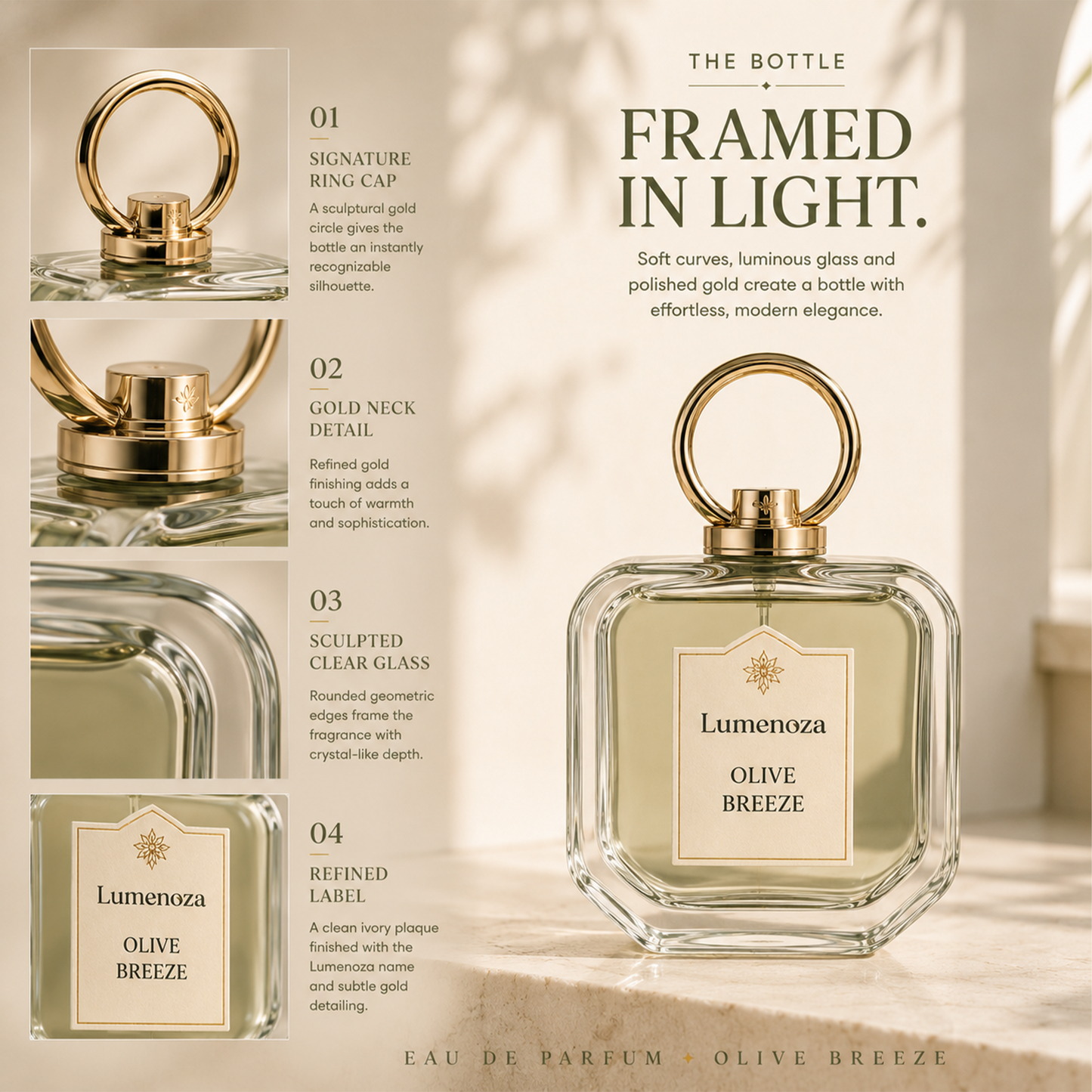 🌿 Lumenoza® OLIVE BREEZE Eau de Parfum