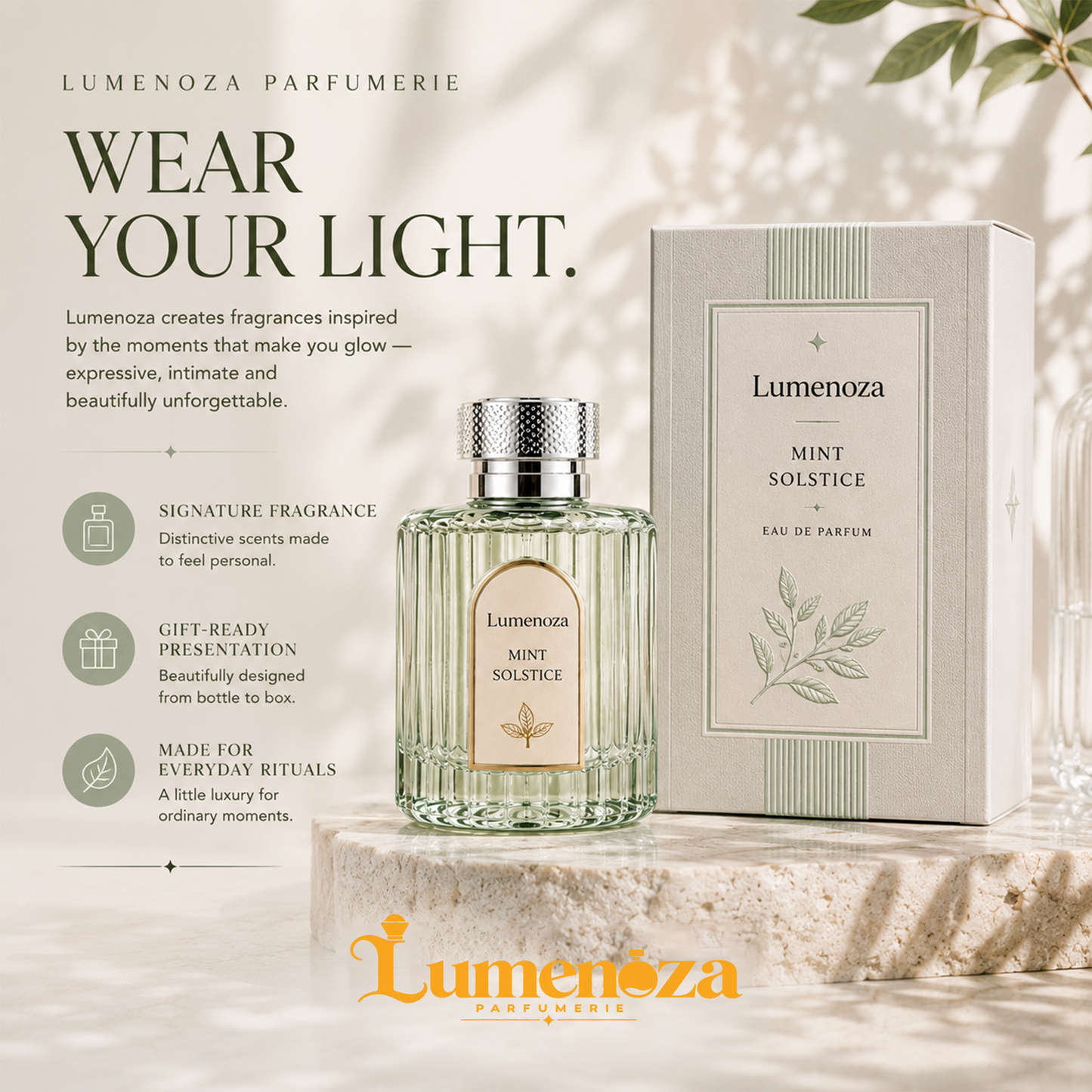 🌿 Lumenoza® MINT SOLSTICE Eau de Parfum