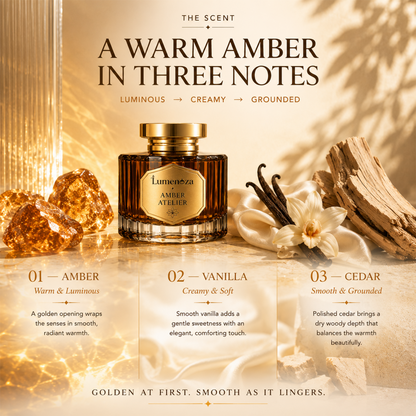 ✨ Lumenoza® AMBER ATELIER Eau de Parfum